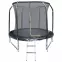 Kerti trambulin COMFORT létrával 244cm fekete