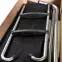 Kerti trambulin COMFORT létrával 244cm fekete,4