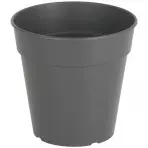 Virágcserép MADAGASCAR 19 cm antracit