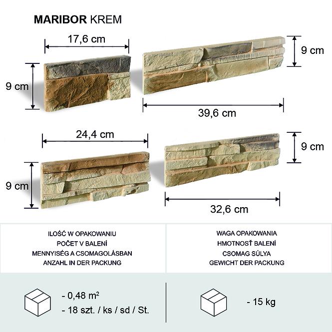 Csempe dekoratív Maribor csomag=0,48m2