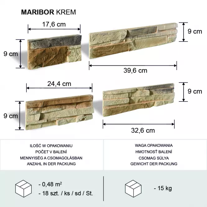 Csempe dekoratív Maribor csomag=0,48m2,6
