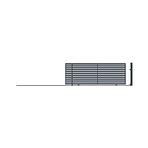 SZAFIR tolókapu szár nélkül balos 152X400 W01366