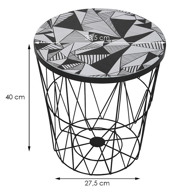 Kosár Basket fekete