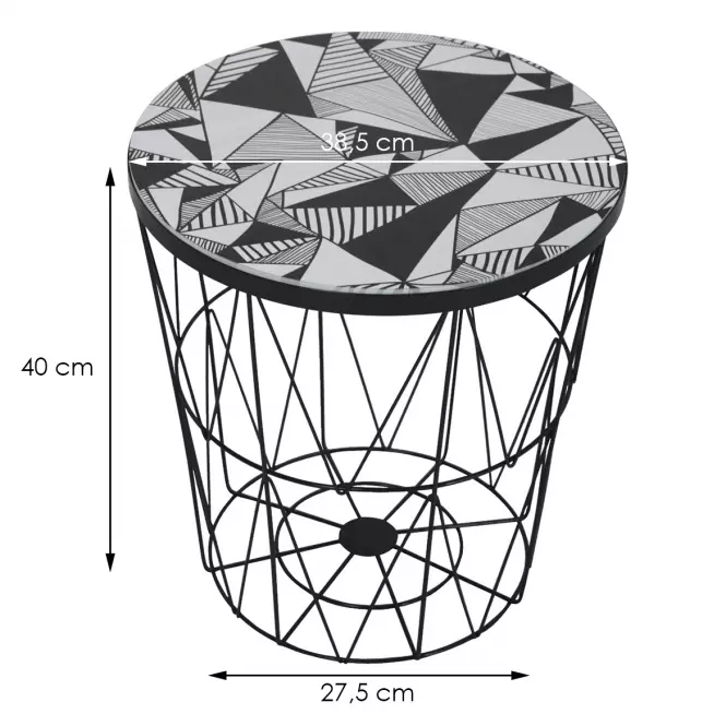Kosár Basket fekete,2