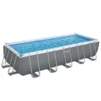 Szögletes medence kerettel és kiegészítőkkel 6.40x2.74x1.32m 5612b