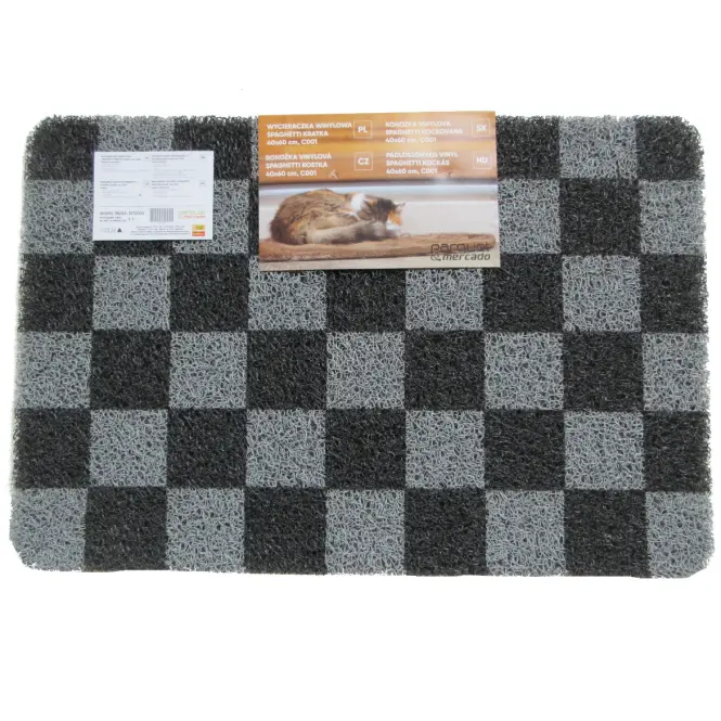 Vinyl Lábtörlő Spagetti rács 40x60 C001,2