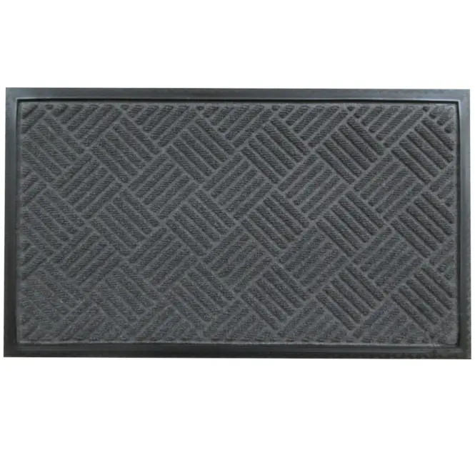 Lábtörlő dombornyomott Anthracite Premium 45x75