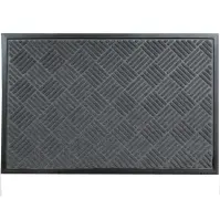 Lábtörlő dombornyomott Anthracite Premium 60x90