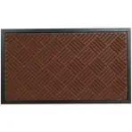 Lábtörlő dombornyomott barna Premium 45x75 Cmrb45750