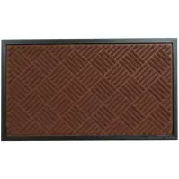 Lábtörlő dombornyomott barna Premium 45x75 Cmrb45750