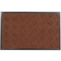 Lábtörlő dombornyomott barna Premium 60x90 Cmrb60900