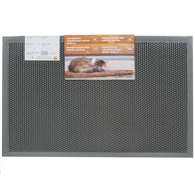 Törlő cok-cak szürke 40x60 Fms7104