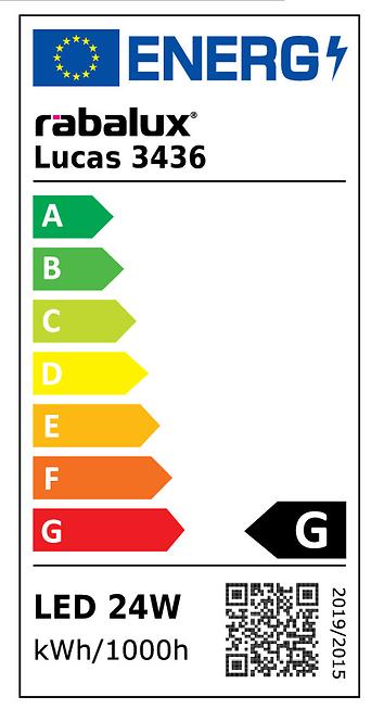Lampa LED LUCAS 3436 24W D38 PL