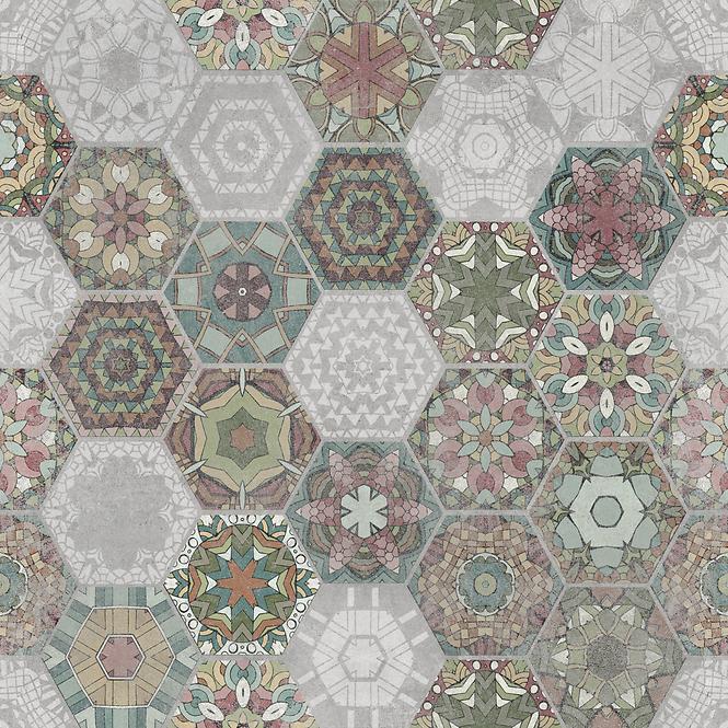 Csempe Gres Patchwork Hexagon Colour 60/60