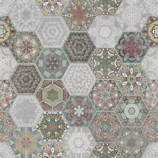 Csempe Gres Patchwork Hexagon Colour 60/60