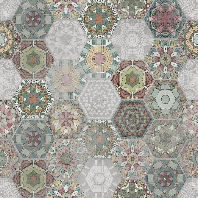 Csempe Gres Patchwork Hexagon Colour 60/60