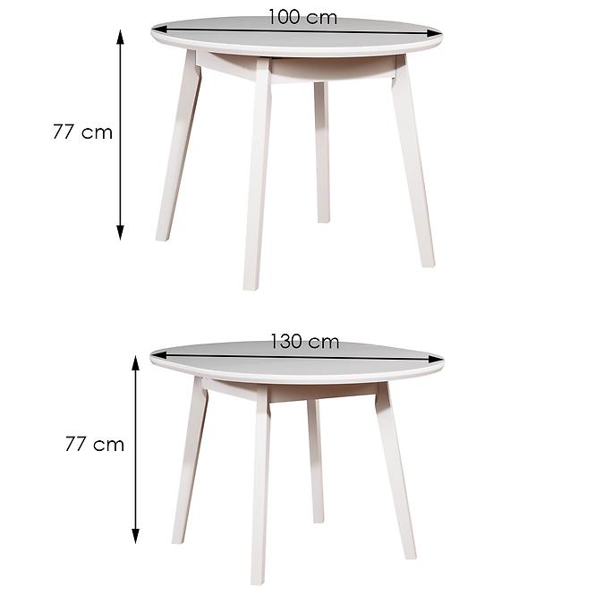 Asztal ST39 100+30 fehér
