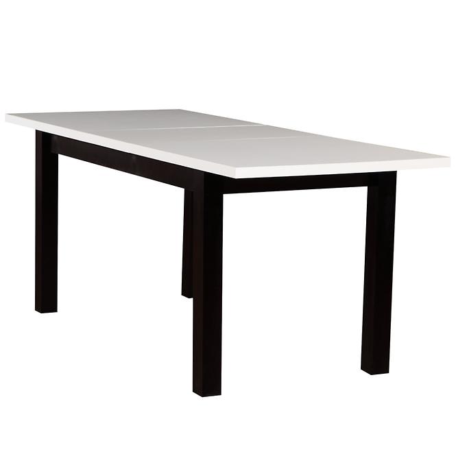 Asztal ST28 140X80+40 fehér/fekete