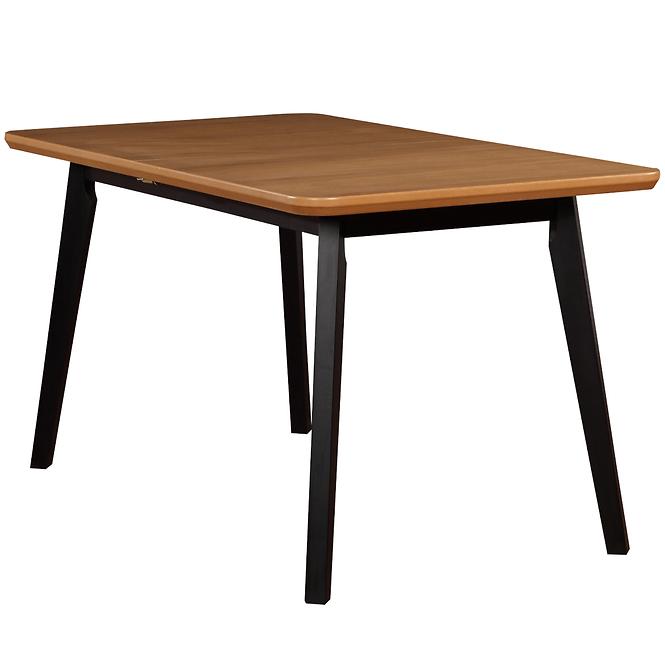 Asztal ST41 140X80+40 wotan tölgy/fekete