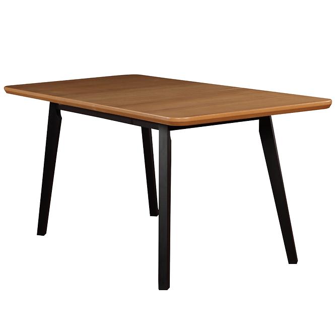 Asztal ST41 140X80+40 wotan tölgy/fekete