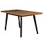 Asztal ST41 140X80+40 wotan tölgy/fekete,2