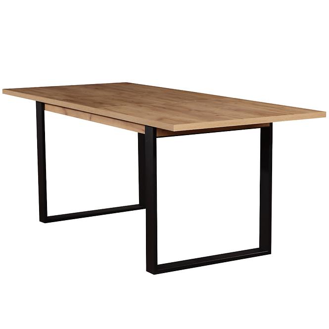 Asztal ST42 150x85+48 wotan tölgy/fekete
