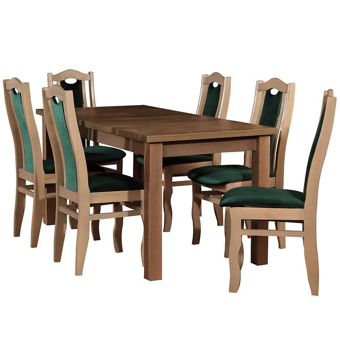 Asztal ST28 140+40X80 tölgy lancelot,4