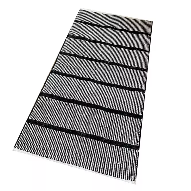 Szőnyeg Breton Stripe 0,8/1,5 DO-RUG-C1005 fekete