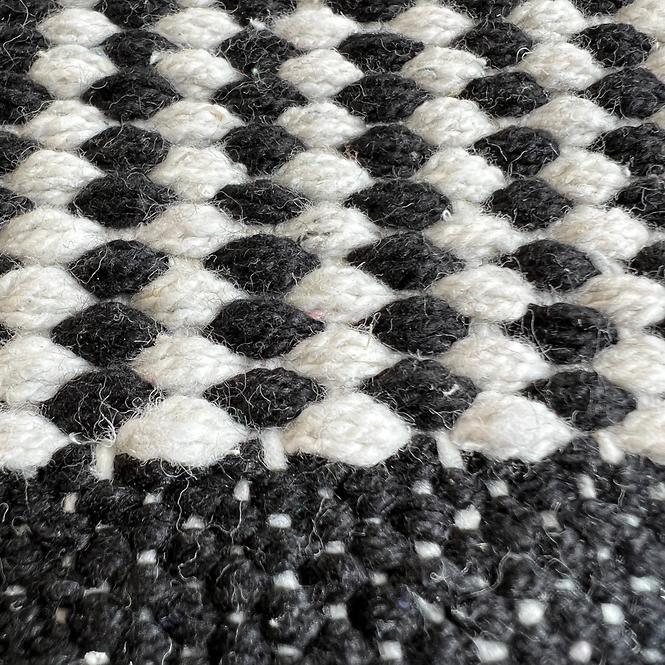 Szőnyeg Breton Stripe 0,8/1,5 DO-RUG-C1005 fekete