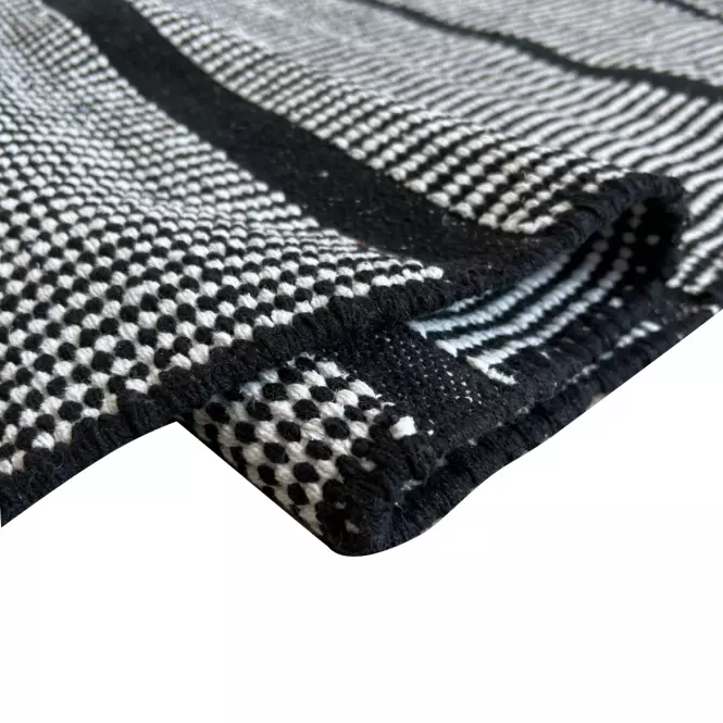 Szőnyeg Breton Stripe 0,8/1,5 DO-RUG-C1005 fekete