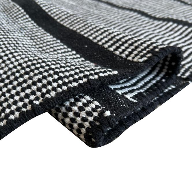 Szőnyeg Breton Stripe 0,8/1,5 DO-RUG-C1005 fekete