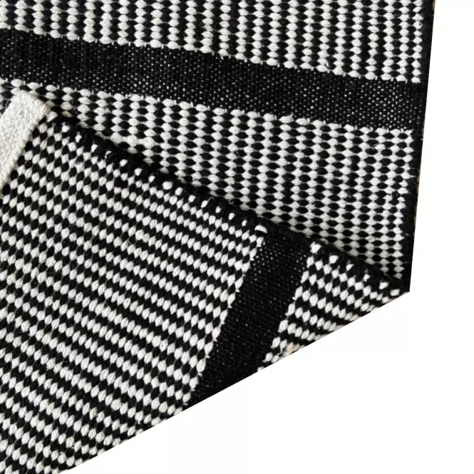 Szőnyeg Breton Stripe 0,8/1,5 DO-RUG-C1005 fekete