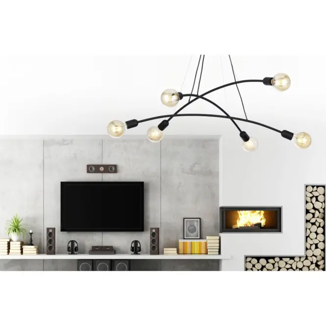Lámpa Helix black 2724 LW4