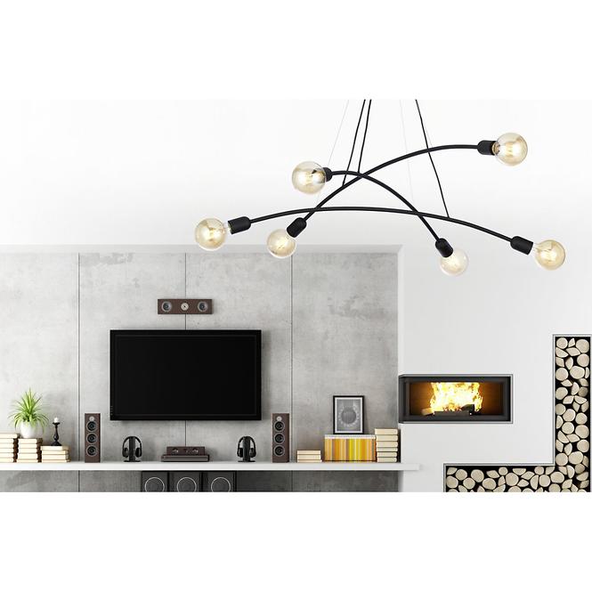 Lámpa Helix black 2724 LW4