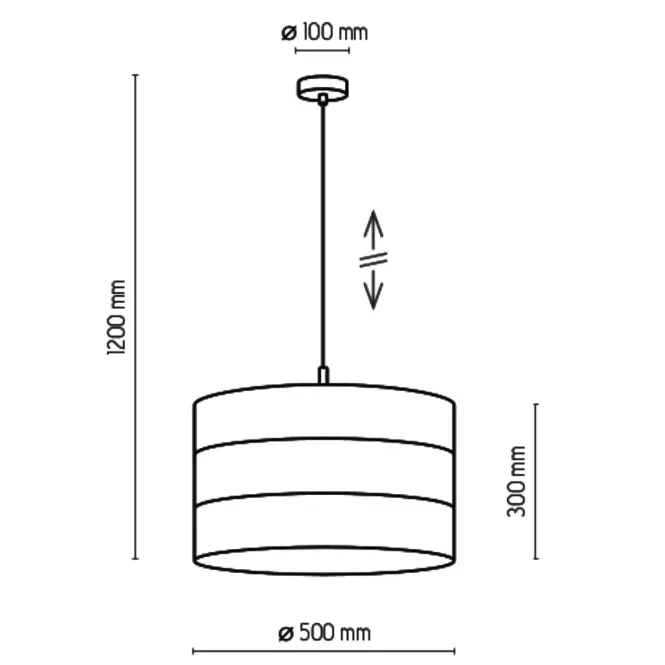 Lámpa Togo black 3211 LW1