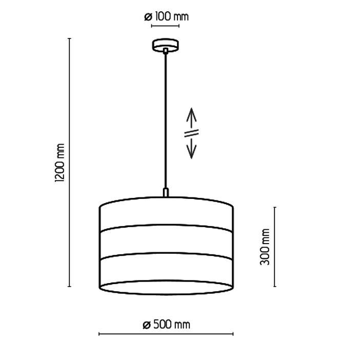 Lámpa Togo black 3211 LW1,2
