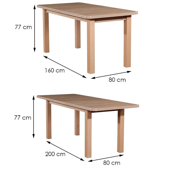 Étkező készlet Zoe 1+6 st11 160x80+40 +W1 sonoma