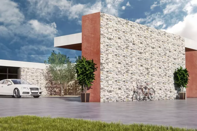 Csempe dekoratív Muralla Gris 40/60,5