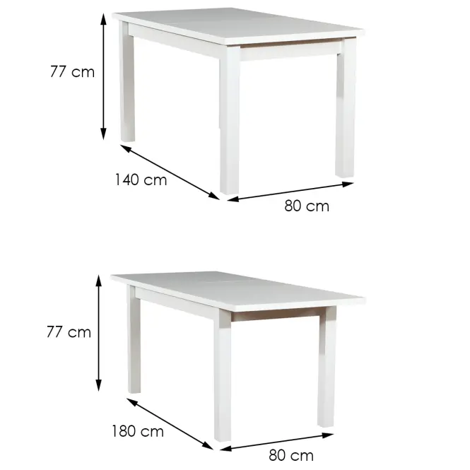 Étkező készlet Fauna 1+6 st28 140x80+40 +W118 fehér,4