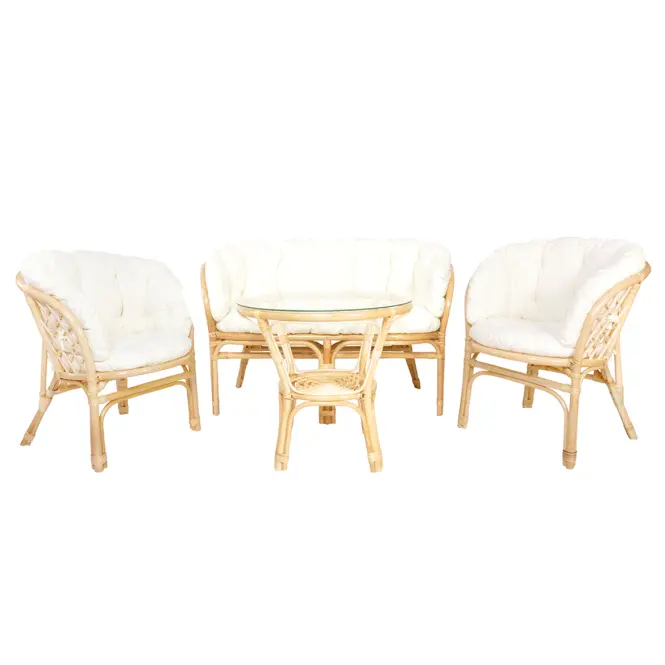 Rattan szett Tropicana natural/bézs