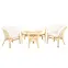 Rattan szett Tropicana natural/bézs