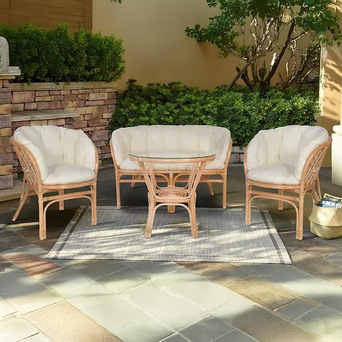 Rattan szett Tropicana natural/bézs