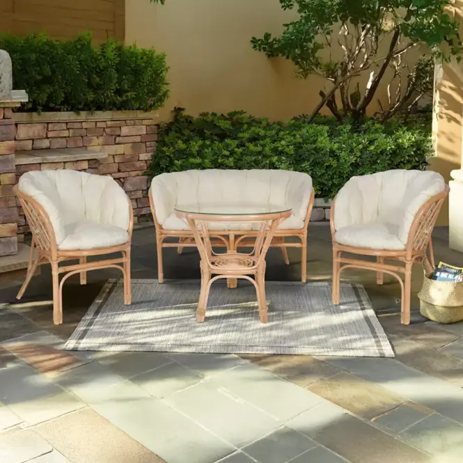 Rattan szett Tropicana natural/bézs,5