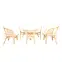 Rattan szett Tropicana natural/bézs,7