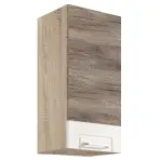 Konyhaszekrény Econo 30G Sonoma/Fehér/San Remo