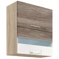 Konyhaszekrény Econo 40G Sonoma/Fehér/San Remo
