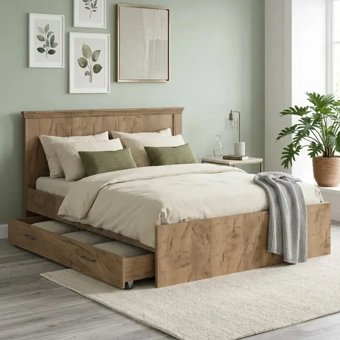 Ágy 160 Antica A-5 kraft arany