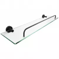 Tükör alatti polc karbon  üveg matt CKB-7412 99