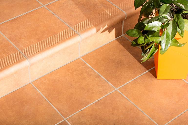 Lépcső csempe V-Shape Cottage Curry 30/32,2