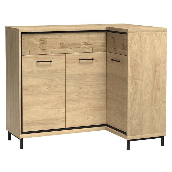 Komód tábla M15 Mediolan Natural Hikora,4